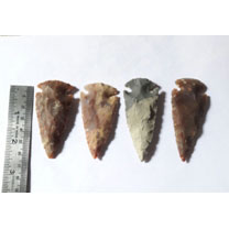 fancy jasper stone arrowheads (2)